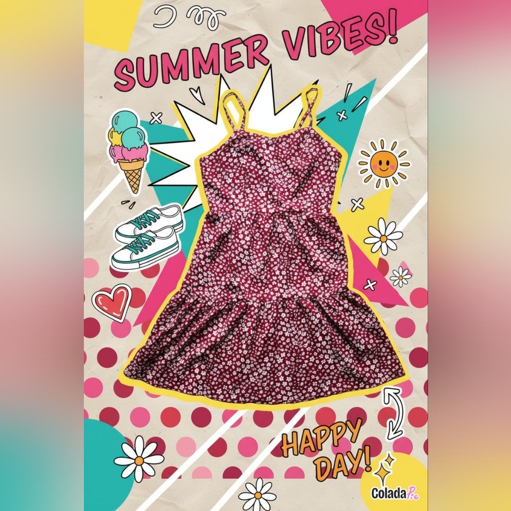 Woma Floral Dress - Pink